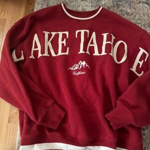 Abercrombie & Fitch Red Lake Tahoe Sweatshirt